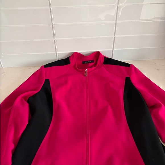 Women's Fushia and Black Louben Vintage Jacket - Picture 10 of 10